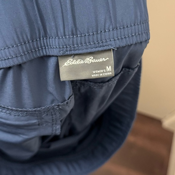 NWOT Eddie Bauer Women's Departure Ankle Pants travel pants size medium in blue - Picture 7 of 13